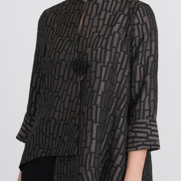 JOSEPH RIBKOFF Motif Jacket Blouse Size 10 - Picture 2 of 11